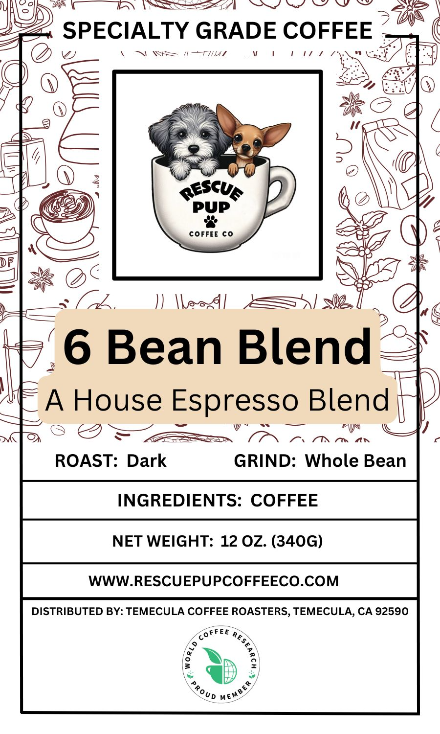 6 Bean Blend (Espresso)