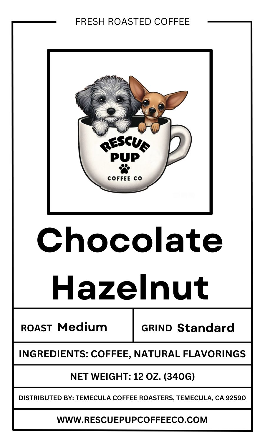 Chocolate Hazelnut - Flavored Coffee