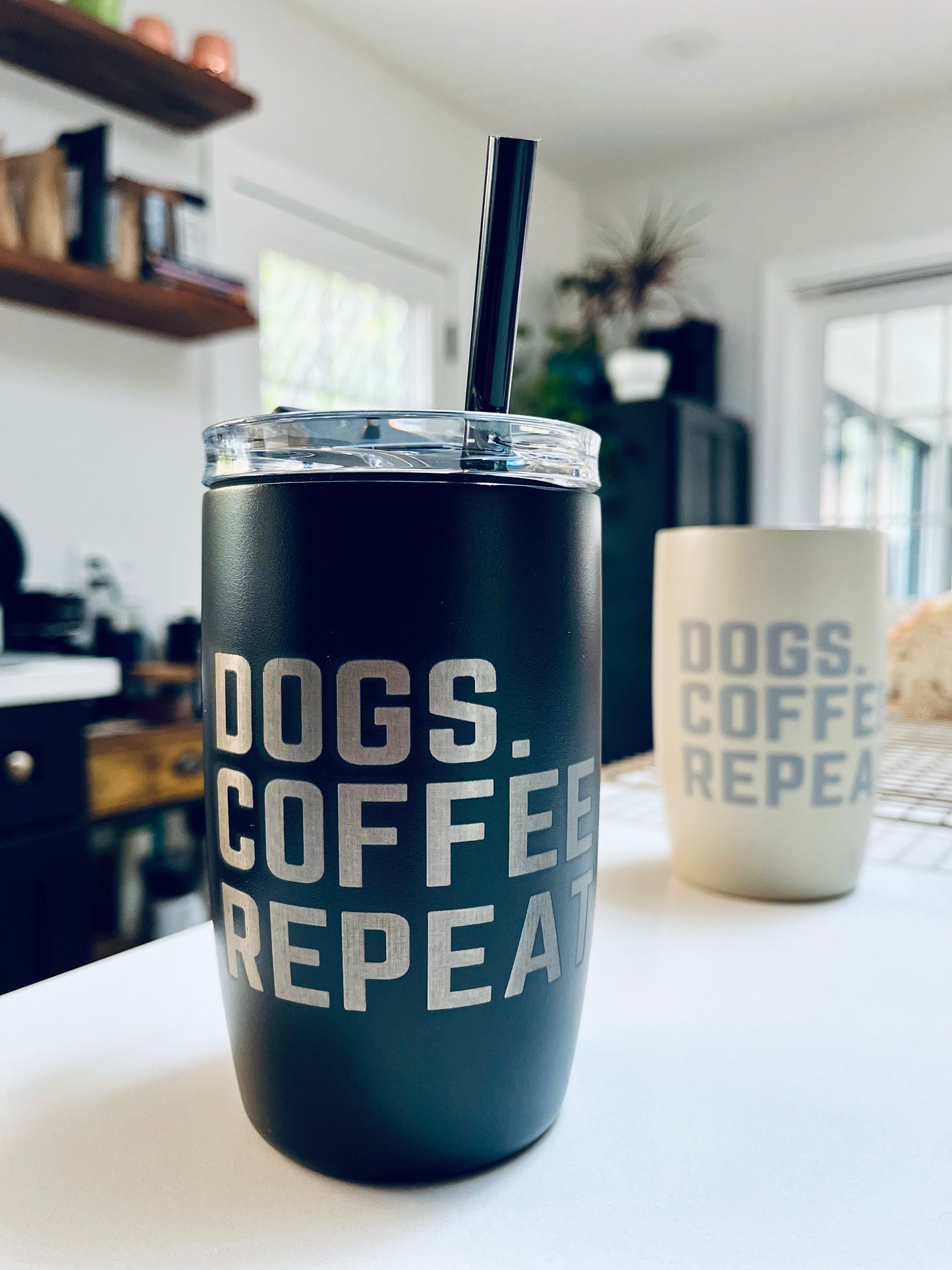 DOGS. COFFEE. REPEAT. Tumbler