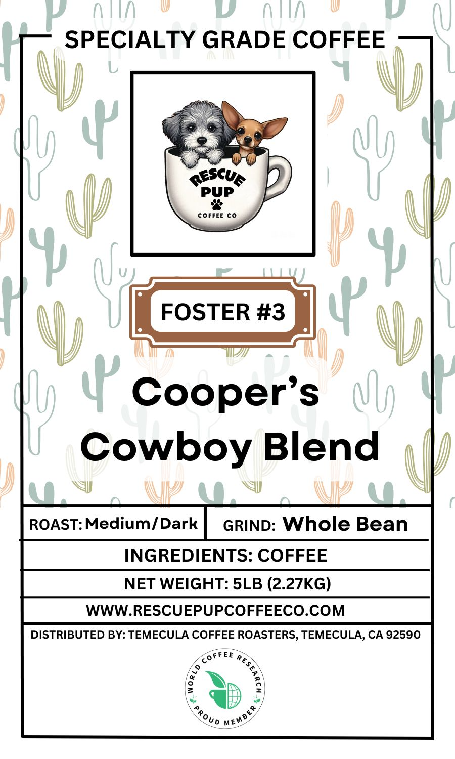 Wholesale Cooper's Cowboy Blend Whole Bean