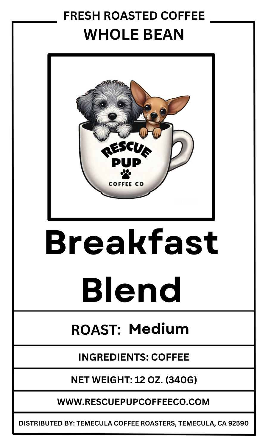 Breakfast Blend - Whole Bean