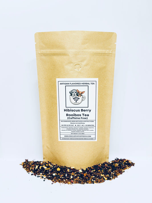 Hibiscus Rooibos Herbal Tea (Caffeine Free)