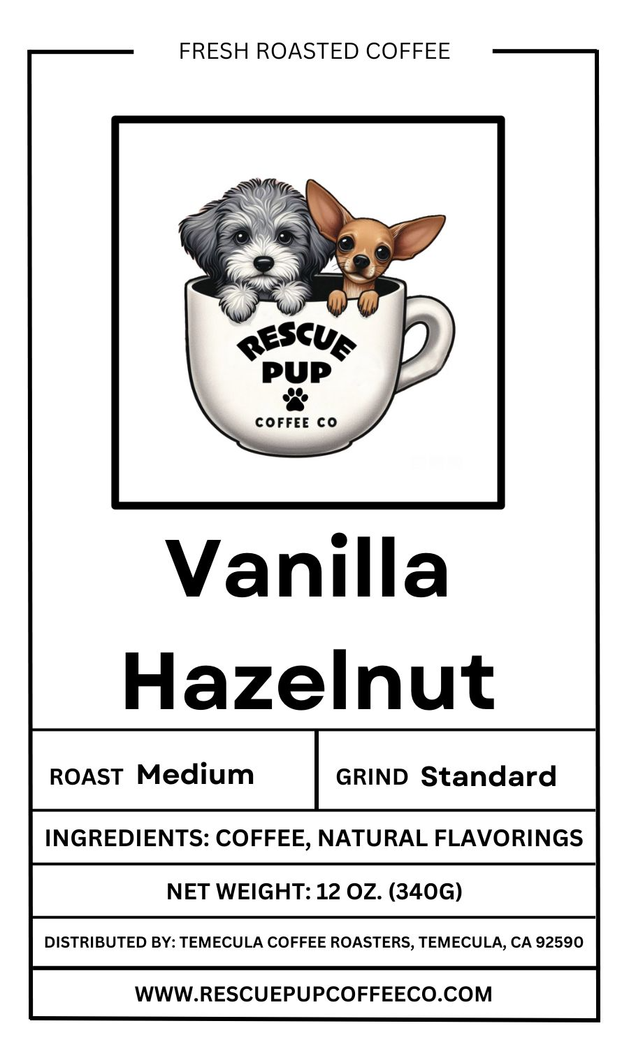 Vanilla Hazelnut - Flavored Coffee