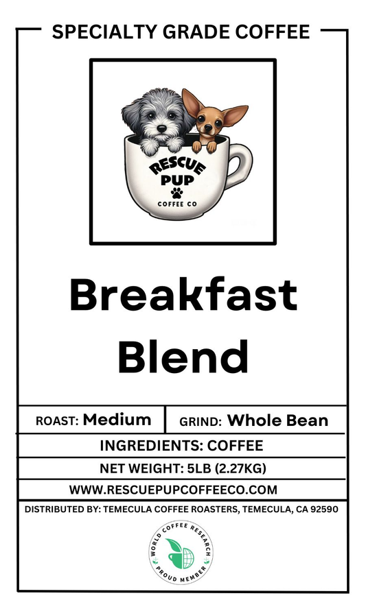 Wholesale Breakfast Blend Whole Bean