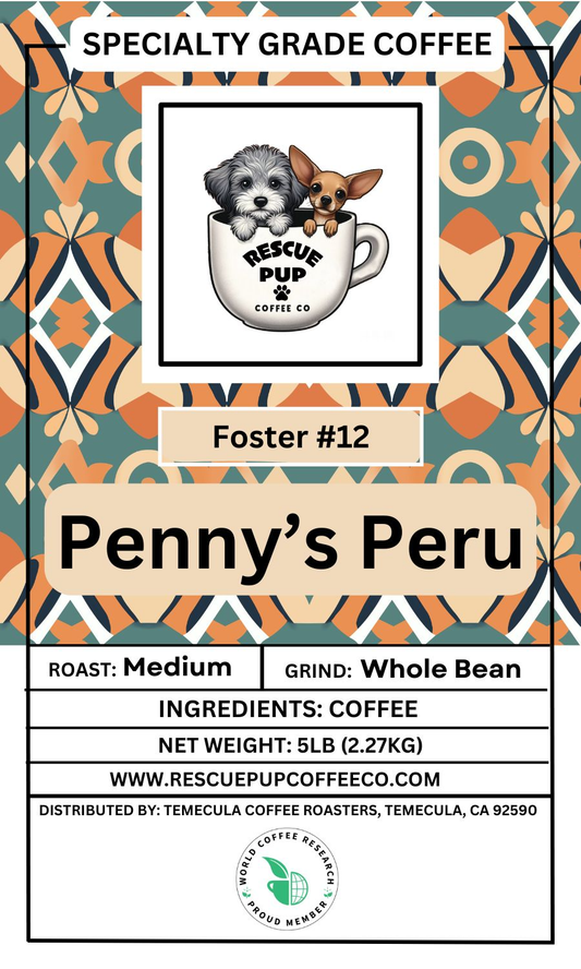 Wholesale Penny's Peru Whole Bean