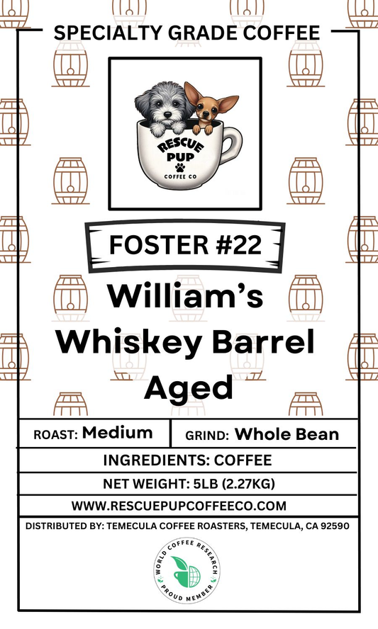Wholesale William's Whiskey Barrel Aged Whole Bean